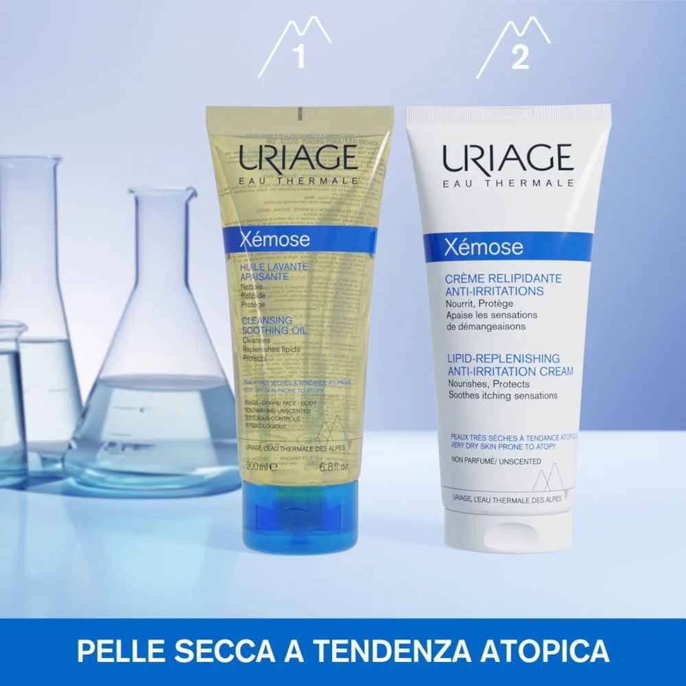 URIAGE Uriage Xèmose Verzachtende Reinigingsolie voor Douche en Bad 200 ml Reinigend en Hydraterend