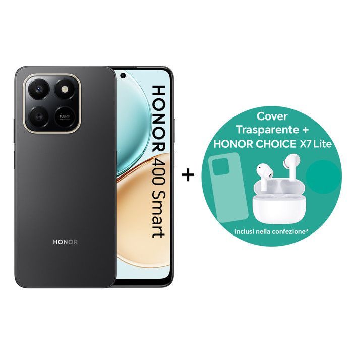 Honor 400 Smart Bundle Nero: Smartphone 6.77 pollici, 8GB RAM, 256GB Memoria