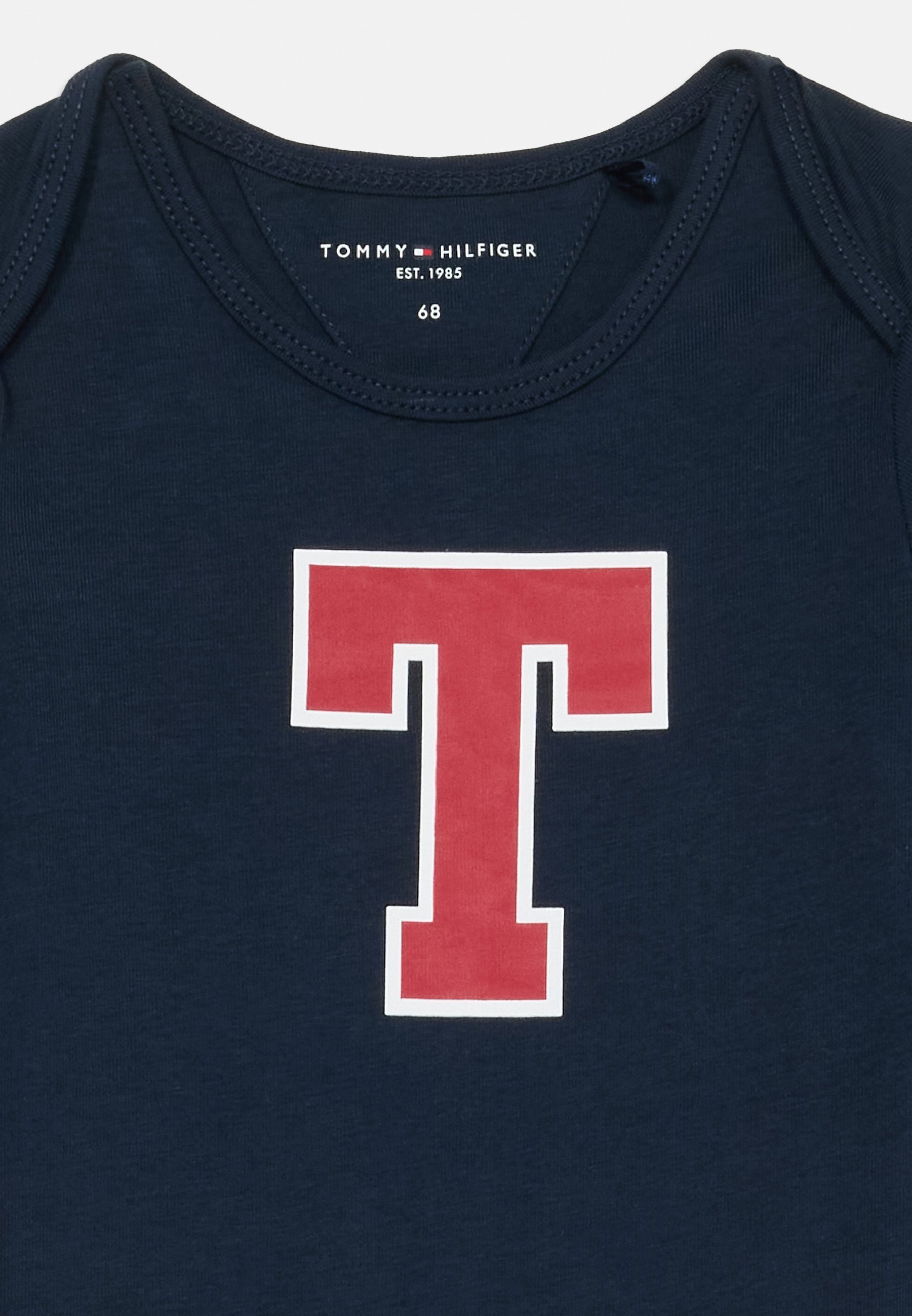 Tommy Hilfiger 3-delige body cadeaubox unisex - Top met lange mouwen - donkerblauw