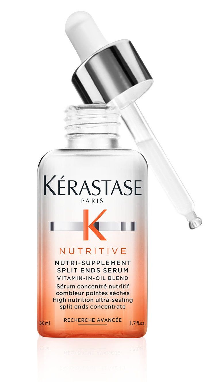 Maitinamasis serumas nuo išsišakojusių plaukų galiukų Plaukų aliejai ir procedūros