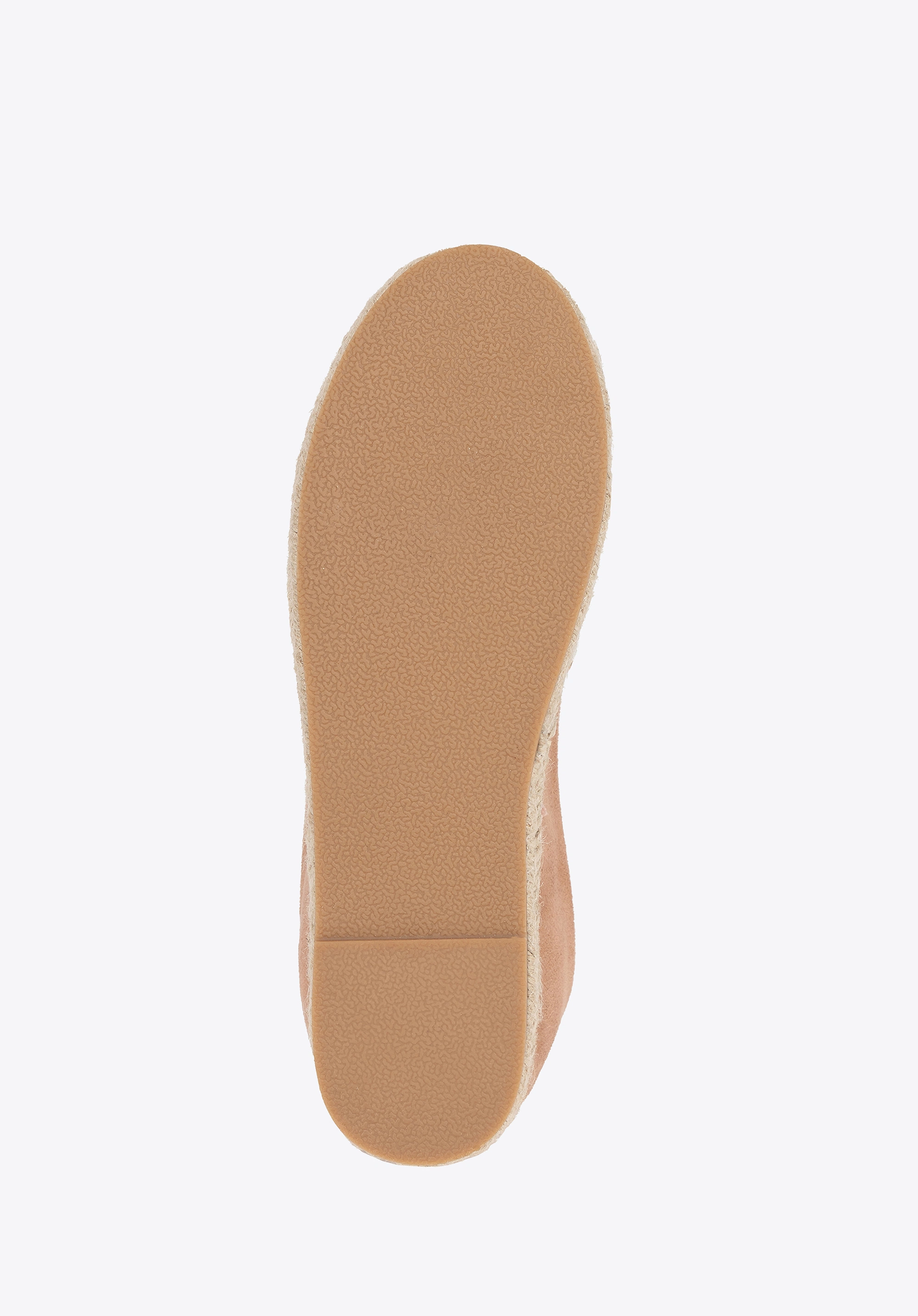 Damskie espadryle z biżuteryjną ozdobą beżowo - różowe