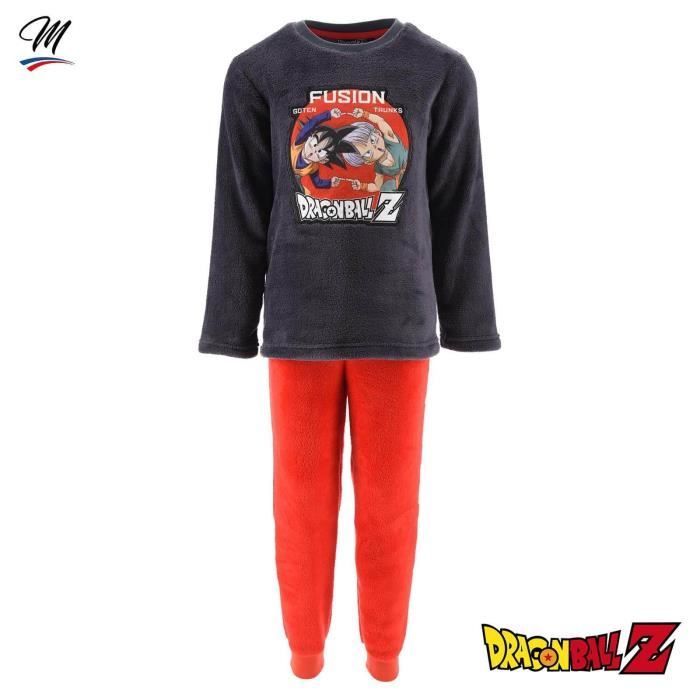 DRAGON BALL Z - Pigiama in pile da ragazzo - FM/3/PYJ/DBZ/HW2112/GREYRED/6