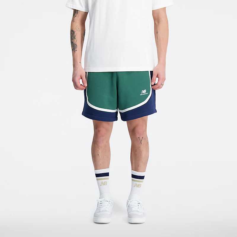 Men's Hoops Fleece Shorts - TEAM FOREST GREEN