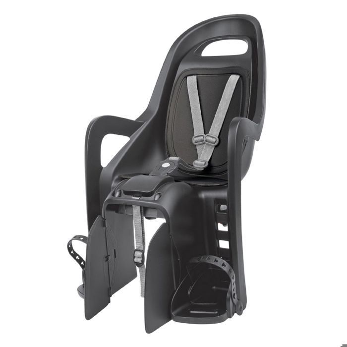 Portabebés Polisport Groovy CFS para senderismo - Negro y gris oscuro - Hasta 22 kg