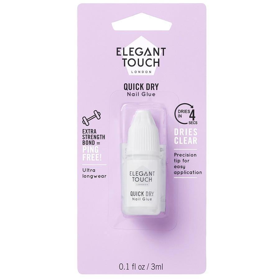 Lepidlo na nechty Elegant Touch – 5-sekundová ochrana – 3 ml