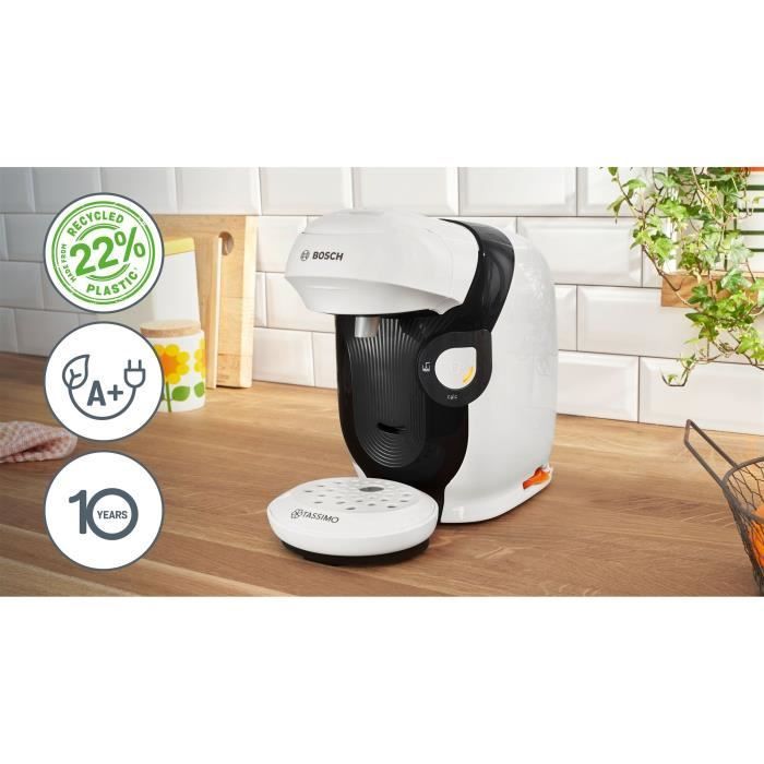 Machine à café multi-boissons - BOSCH - TASSIMO - T11 Style blanc - 1400 W