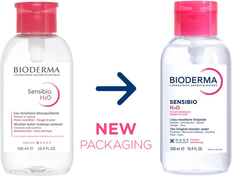 Bioderma Sensibio H2O micellair water voor de gevoelige huid met dispenser