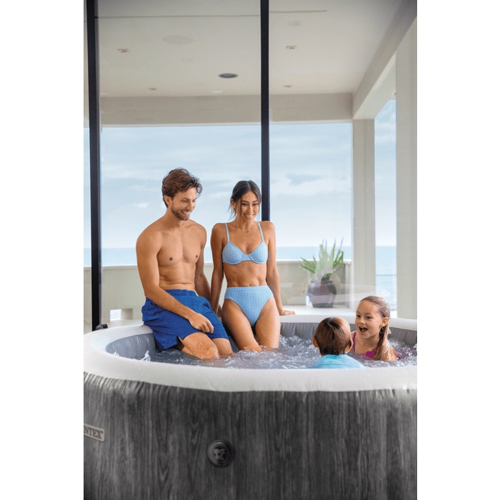 Spa gonflable INTEX - Baltik - 196 x 196 x 71 cm - 4 places - Carré - 28440NP