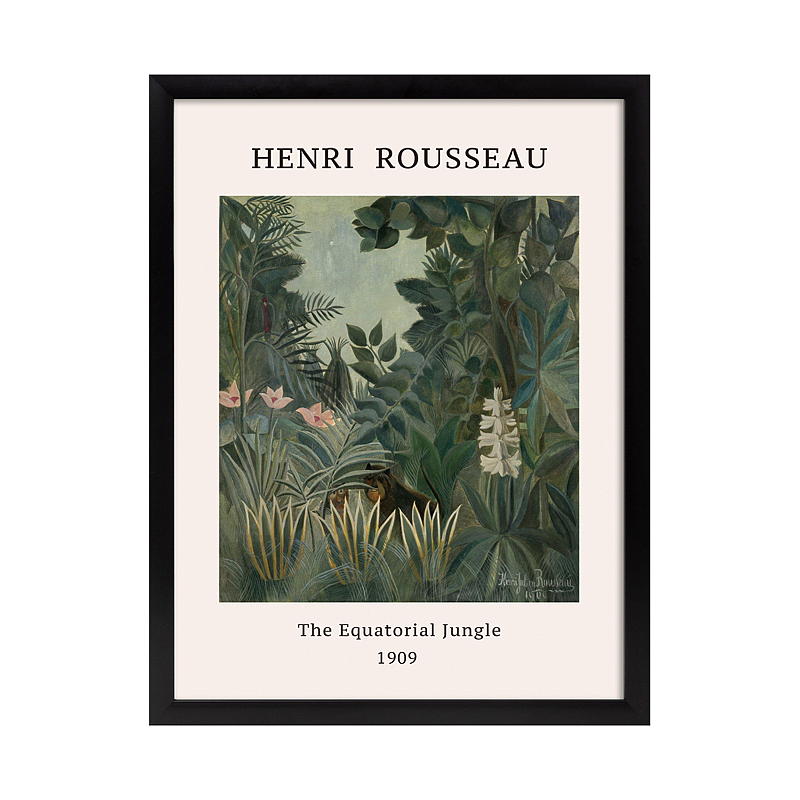 Hjem Fotoramme 30x40 cm svart Jungle