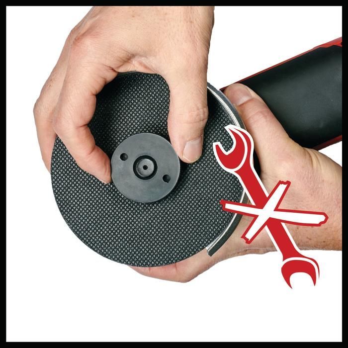 Einhell Meuleuse d'angle 125mm TE-AG 125/1010 CE Q (1010W, écrou à fixation rapide) Livré sans disque de coupe