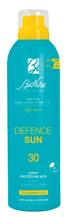 BIONIKE Bionike Defense Sonnenschutzspray Transparent LSF 30 Dry Touch 200 ml