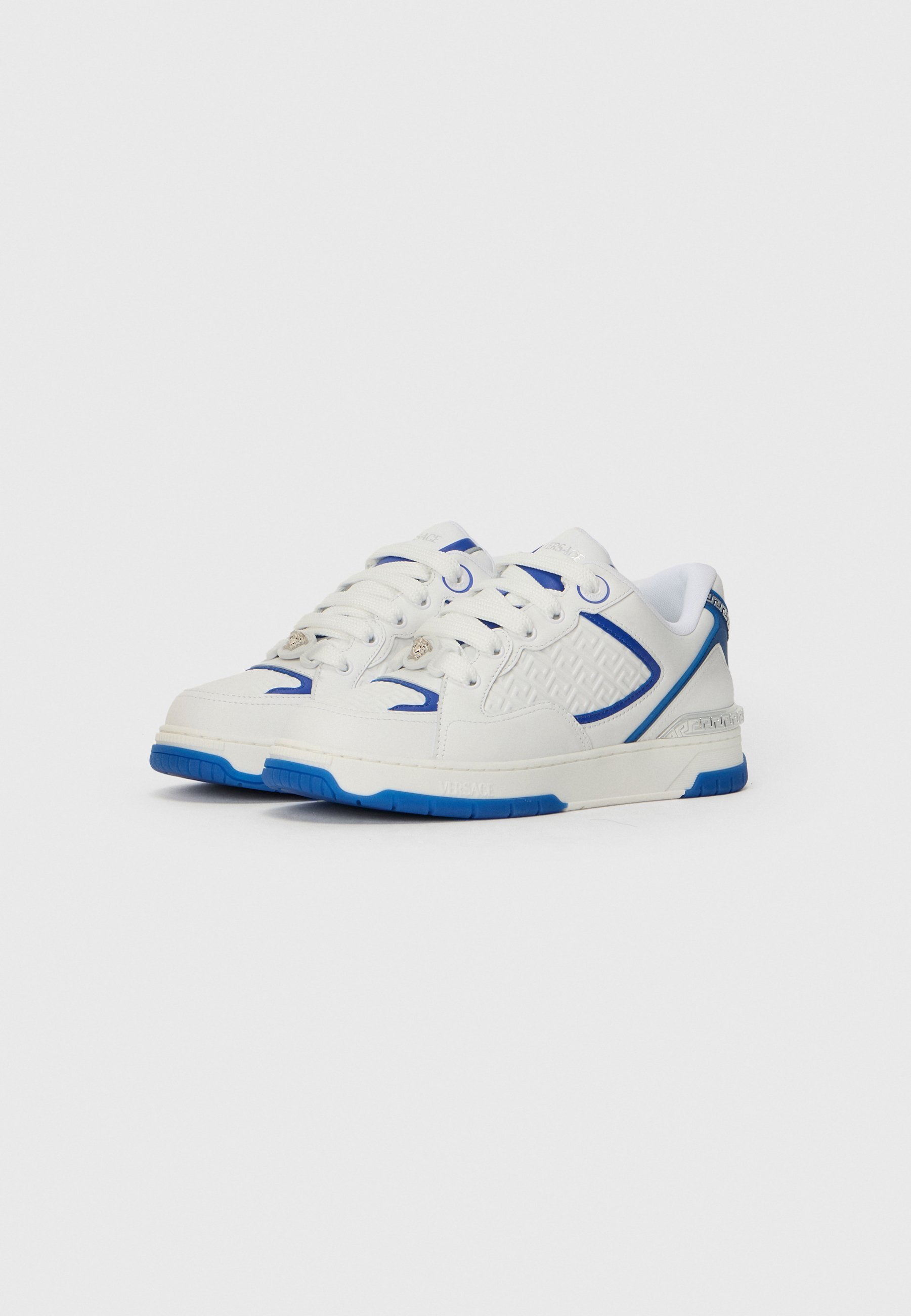 Sneakers Versace - bianco/blu royal/palladio