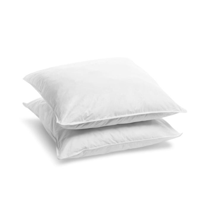 Set di 2 cuscini in memory foam assortiti, antiacaro, 60x60 cm - Comfort regolabile - Schiuma e barre in poliestere - BLU CALIN