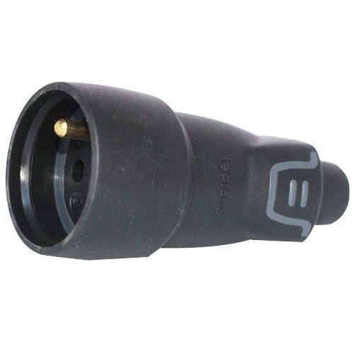 Stopcontact - LEGRAND - 16A vrouwelijke stekker - Waterdicht - Zwart rubber - 2P+E