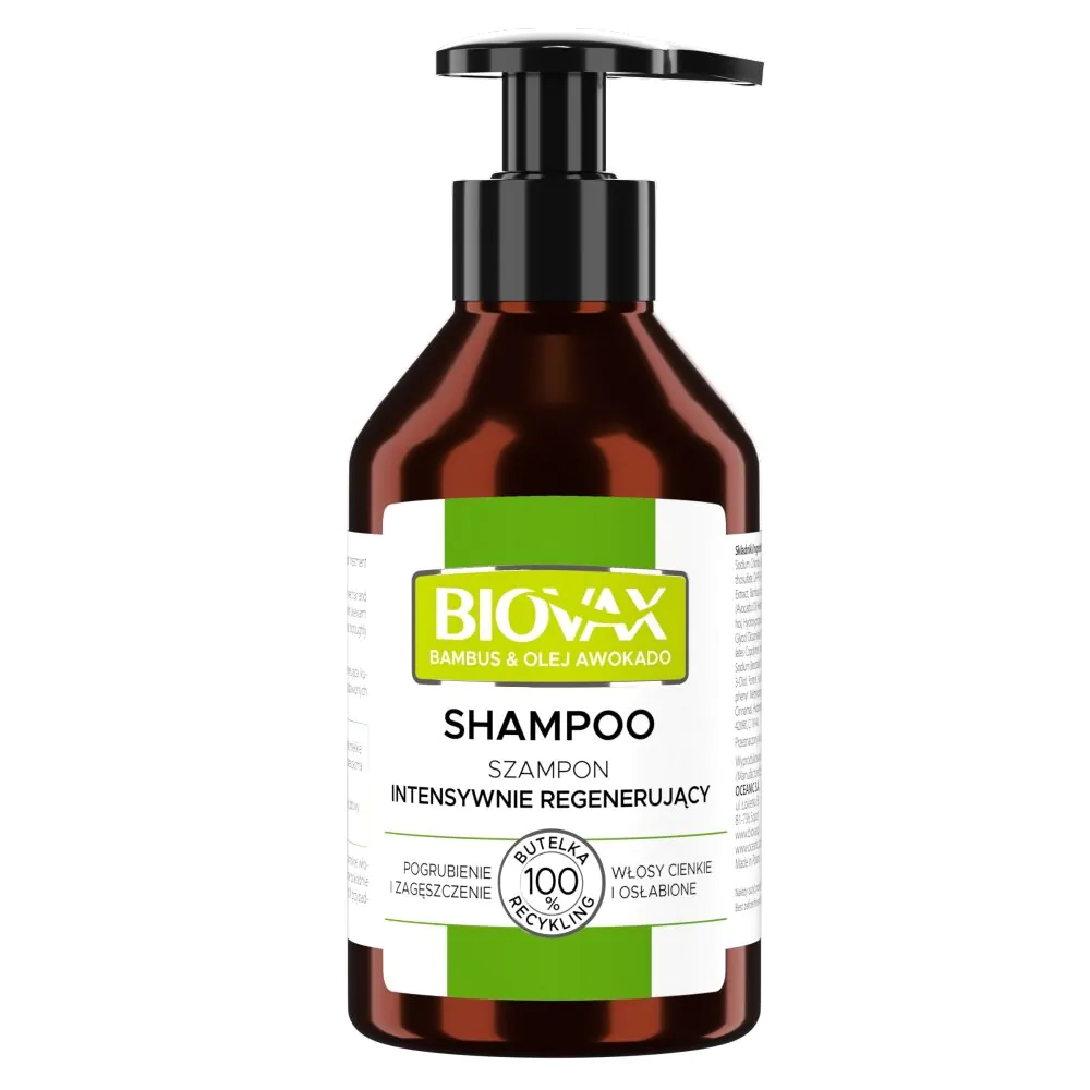 Biovax Szampon do włosów Bambus + Olej Avocado