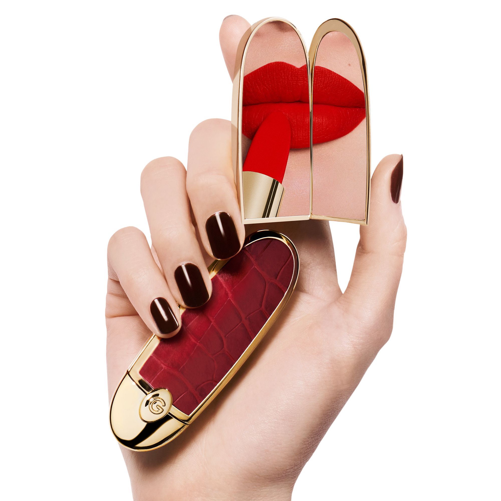 Rouge G Jewel Case Double Mirror pielāgojama lūpu krāsa Luksusa lūpu krāsas