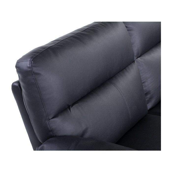 Canapé fixe en cuir reconstitué et PVC 