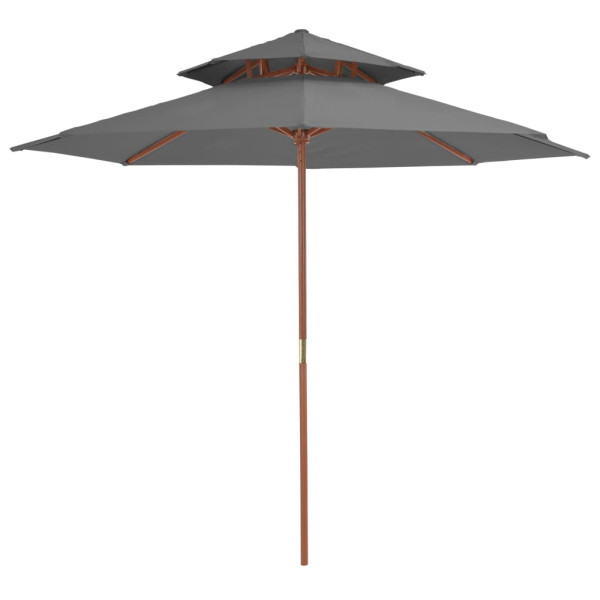 Parasol ogrodowy Antracyt  vidaXL