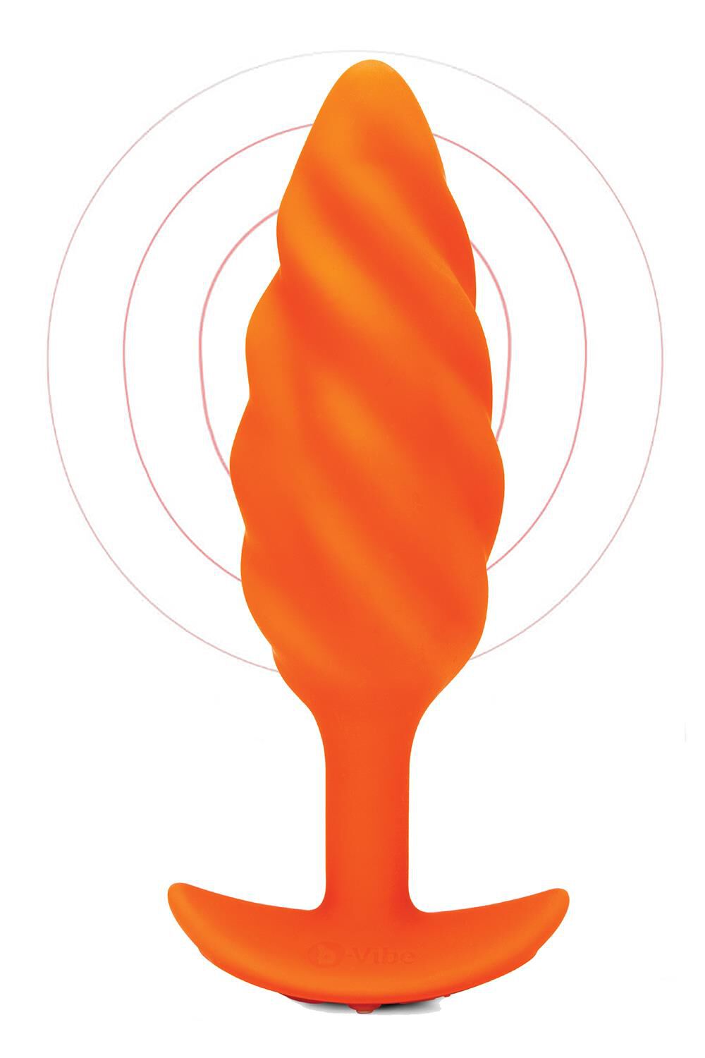 Tappo a spirale testurizzato B-Vibe arancione