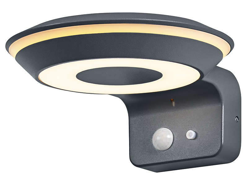 Kinkiet zewnętrzny Endura Style LED 17,7 cm z czujnikiem dnia i nocy czarny