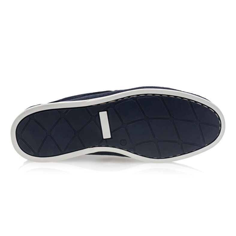 Mocasines/zapatos náuticos azules para hombre