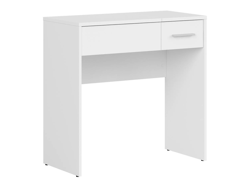 Toaletka Nepo Plus 80 cm z szufladą schowkiem i lustrem biała