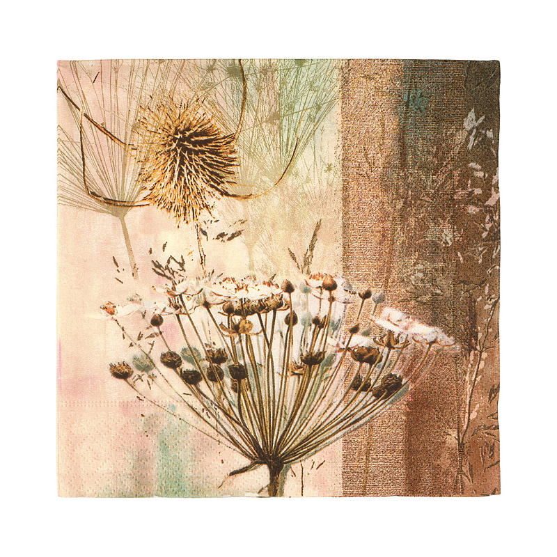 Tovaglioli ecologici Vie, confezione da 20 pezzi, 33x33 cm, autunno/inverno
