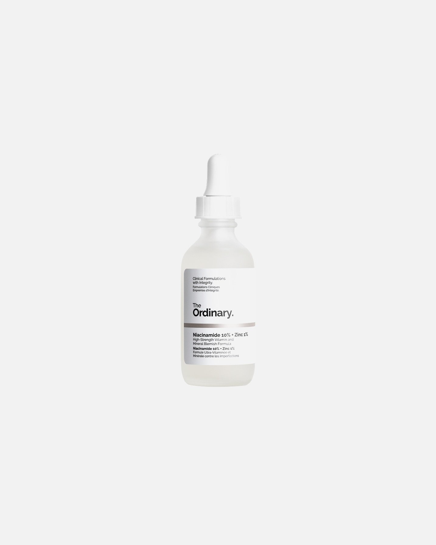 „The Ordinary“ drėkinamasis serumas nuo spuogų su niacinamidu 10 % + cinku 1 % – 30 ml