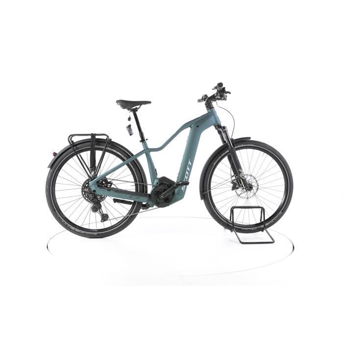Bicicleta eléctrica Scott Axis eRide 30 - azul - Bicicleta de trekking eléctrica - Bosch 750 Wh (reacondicionada)