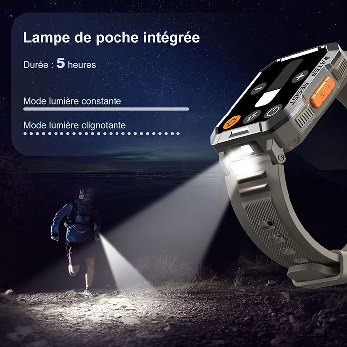 Reloj inteligente Blackview W60 para deportes, pantalla de 2,01