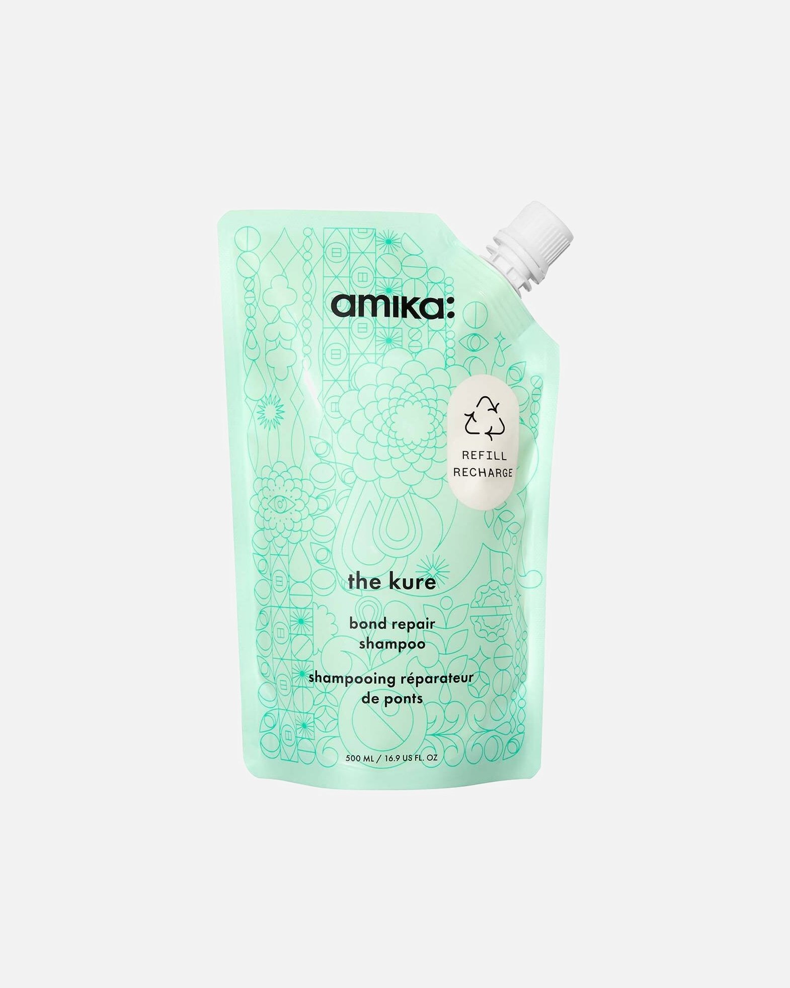 Amika plaukų šampūnas THE KURE Bond Repair šampūnas - 500 ml