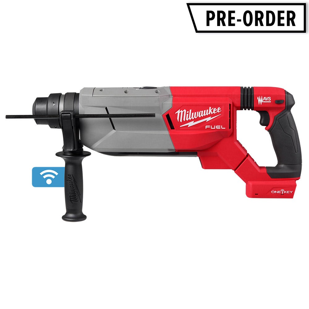 MILWAUKEE 18V FUEL 32mm slagbor med SDS Plus D-type chuck og enkeltknapp M18FHACOD32-0