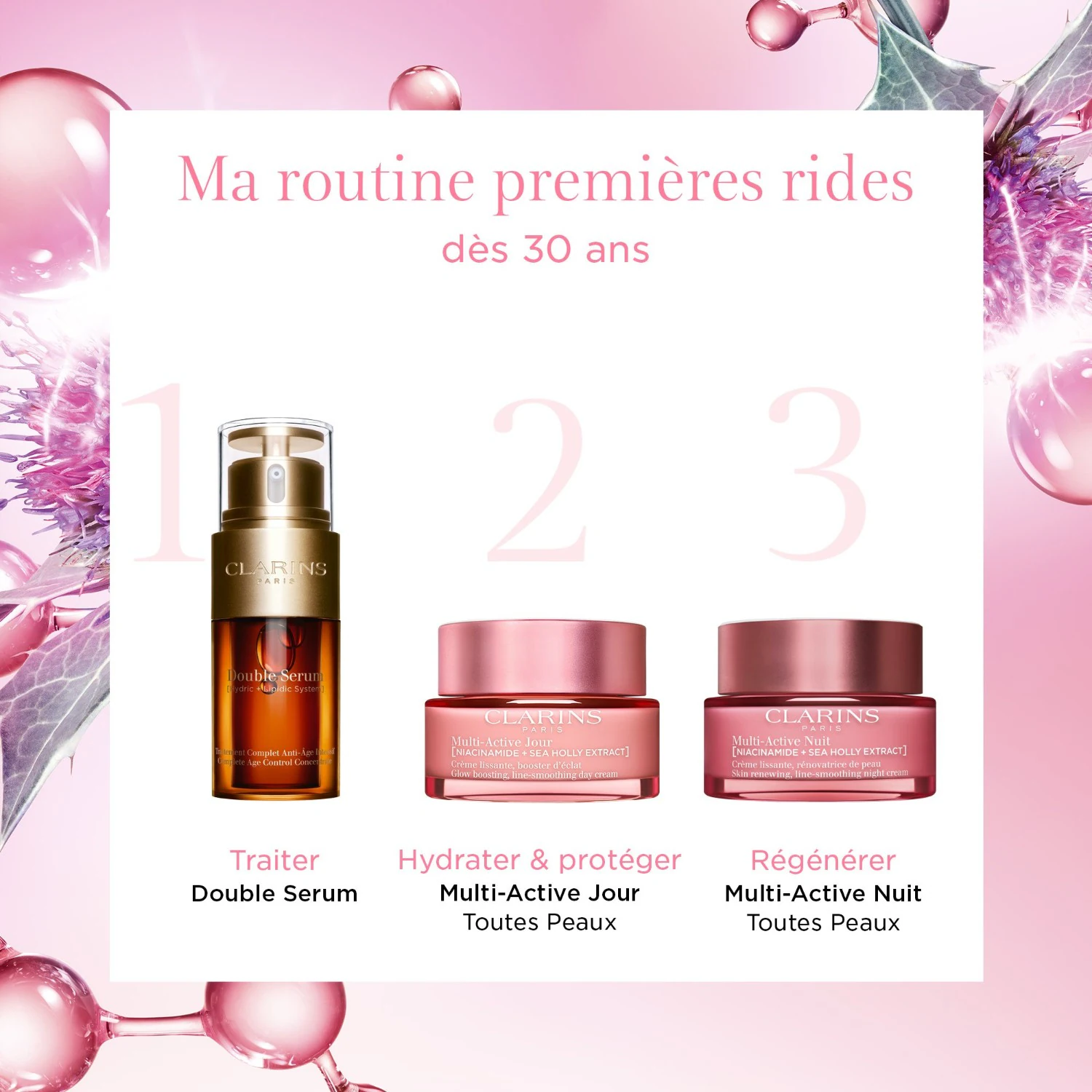 Clarins Jour Crème lissante, booster d'éclat