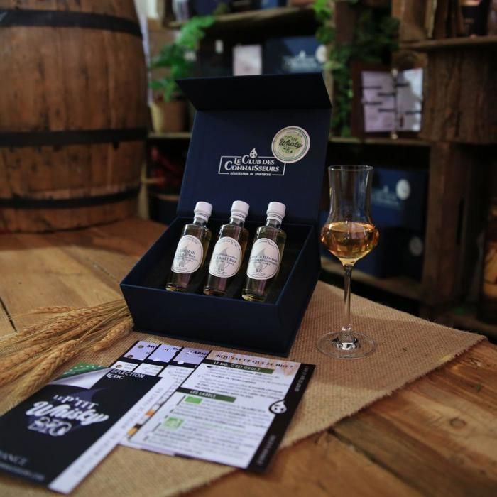 Organic French Whisky Tasting Set – 3 x 40ml – P'tit Whisky Bio