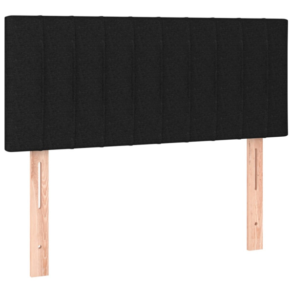 Wezgłowie Czarny 90 x 5 x 78/88 cm Tkanina vidaXL
