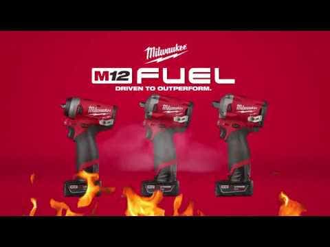 Jogo de Chaves de Impacto Curtas Milwaukee FUEL™ 12V de 1/2
