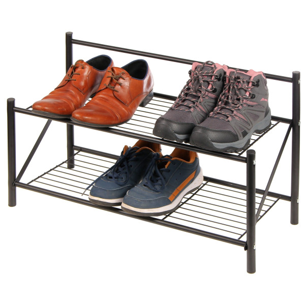 Półka regał stojak na buty 2-poziomowa 65x25x37 cm BRUNBESTE BB-3391