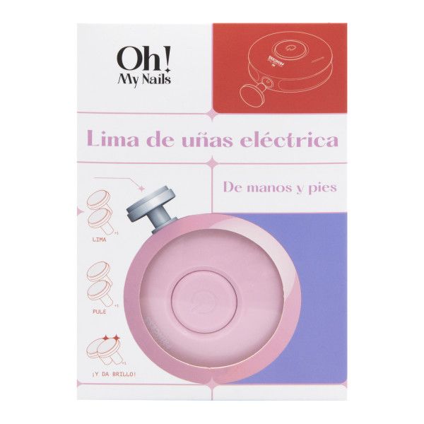 Oh My Nails Set de Lima de Uñas Eléctrica Herramientas manicura y pedicura