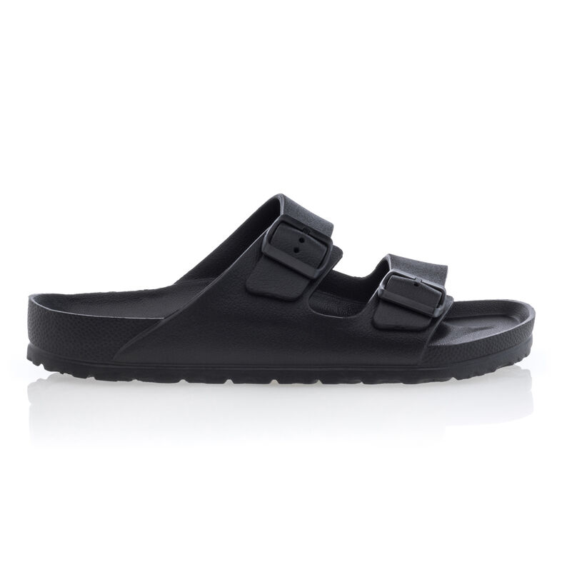 Férfi fekete flip-flop papucsok / tanga szandálok