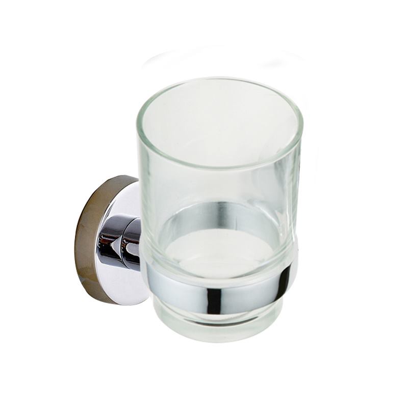 Porte-gobelets et porte-gobelets muraux en acier inoxydable, accessoires de salle de bain, couleur chromée, porte-gobelets carré