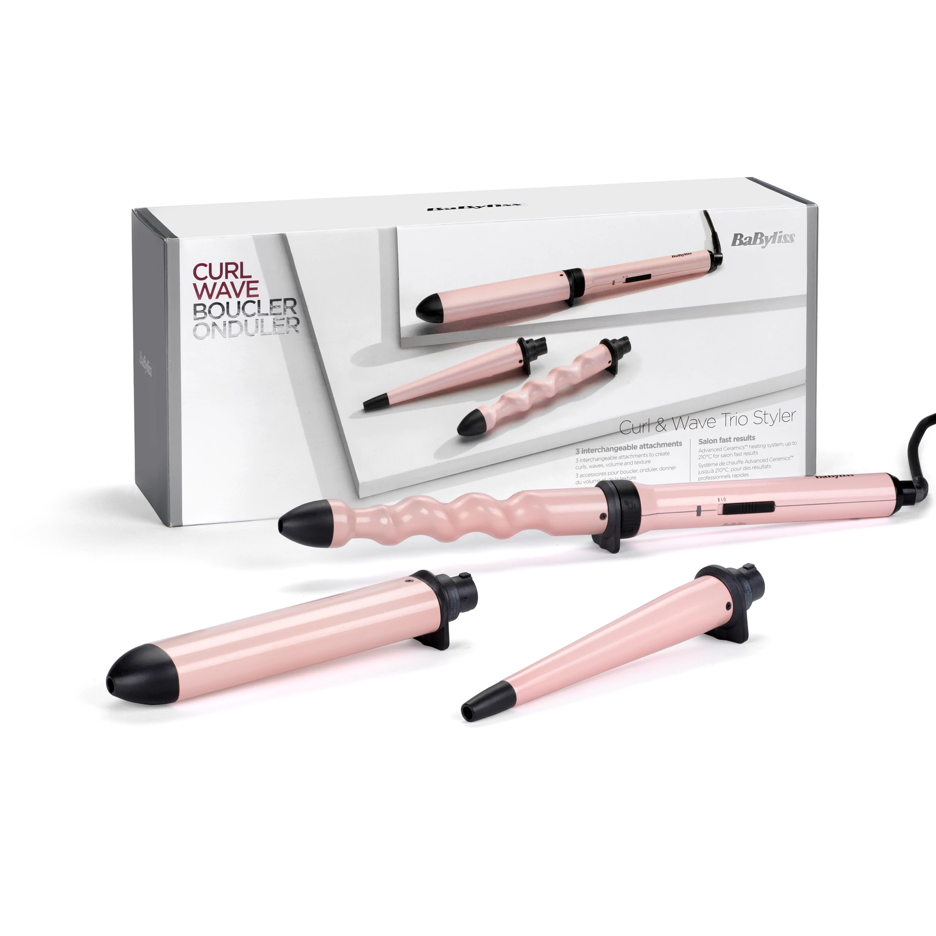 Trio za kovrčanje i valovitu kosu - Babyliss