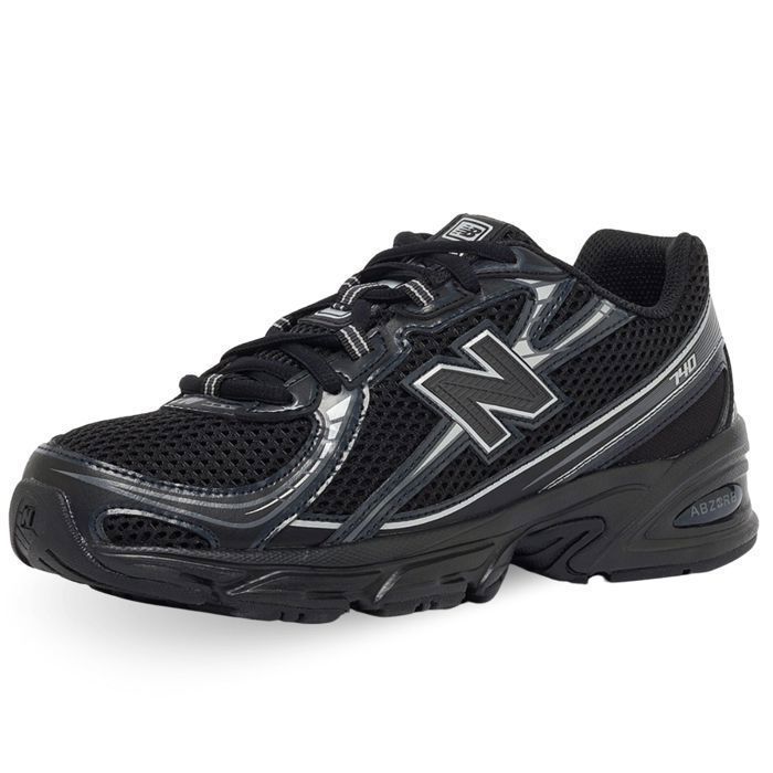 Basket - NEW BALANCE - 740 (GR740BM) - Noir - Enfant - Lacets