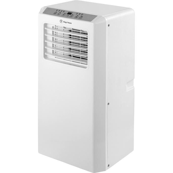 Portable Air Conditioner - KING D'HOME - CLI097E - 9000 BTU (2.6 kW) - Dehumidification 28.8 L/day - Airflow 320 m³/h