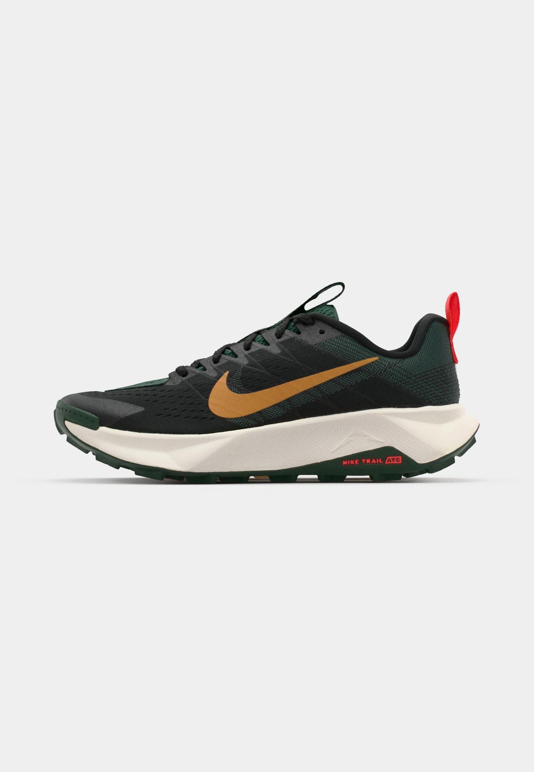 Nike Performance REACTX WILDHORSE 10 - Chaussures de trail - Noir/Ocre désert/Sapin/Rouge vif/Voile
