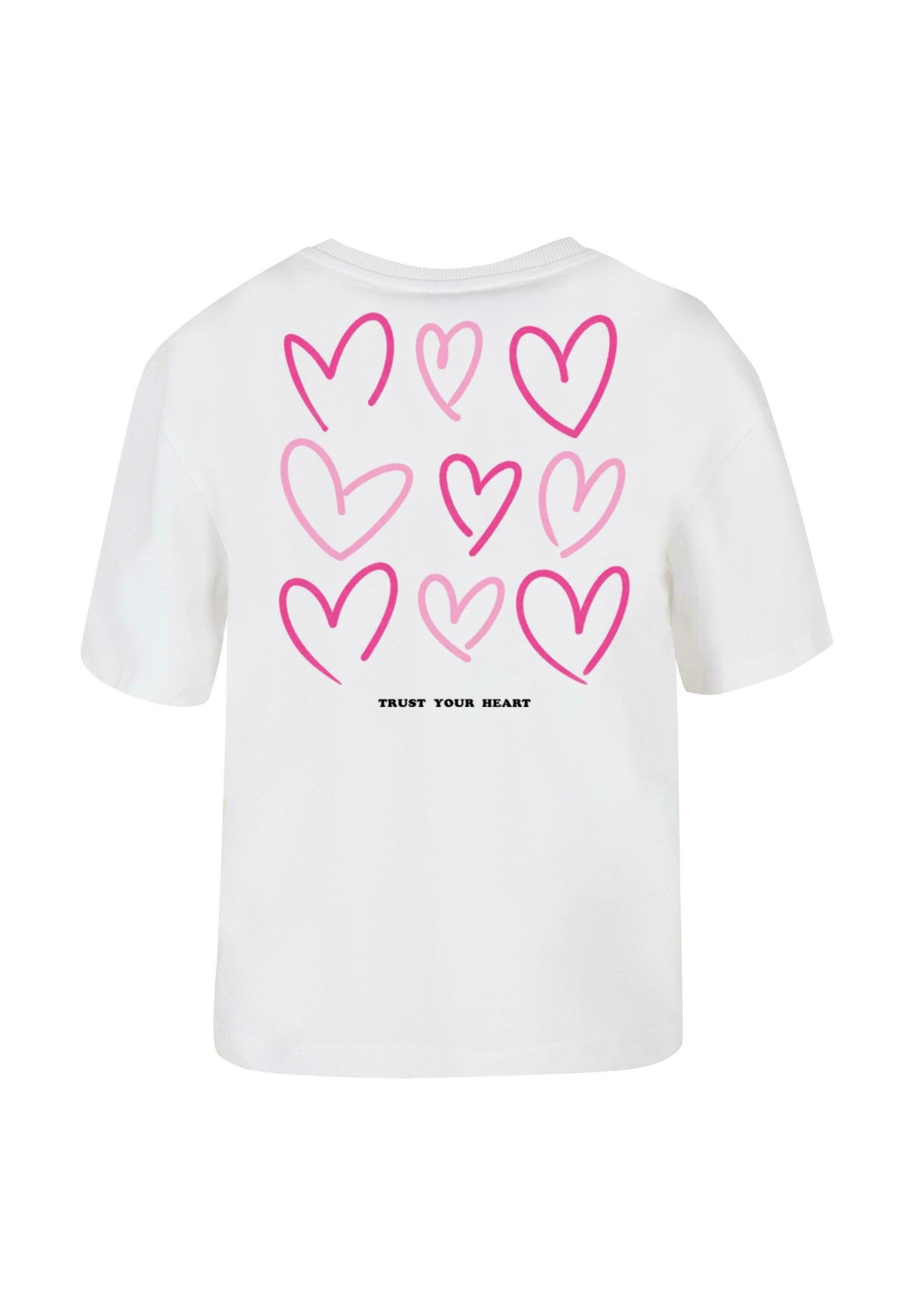 T-shirt imprimé Mister Tee « Faites toujours confiance à votre cœur » - blanc