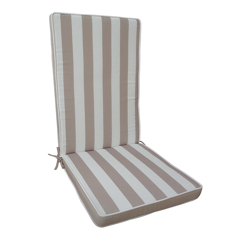 Cojín para silla de casa, 7 posiciones, reversible, color beige.