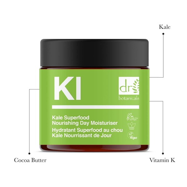 Dr. Botanicals Kale Superfood Výživný denní hydratační krém 60ml