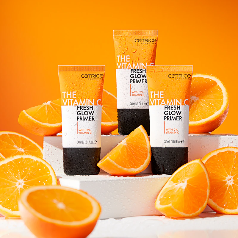 Base de maquiagem Catrice The Vitamin C Fresh Glow com vitamina C