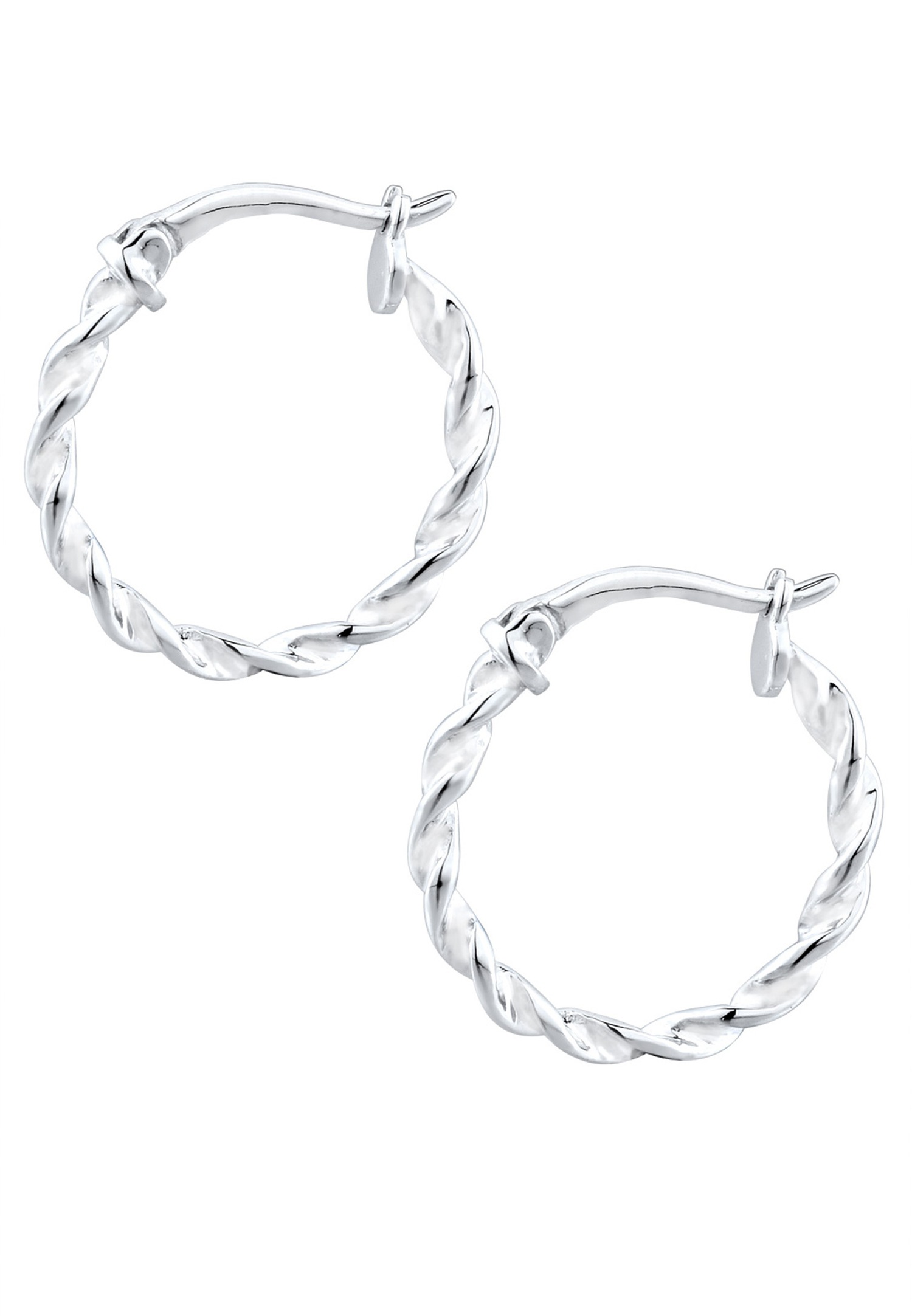 Elli Monter en Flèche Créoles Femme (925/1000) Argent