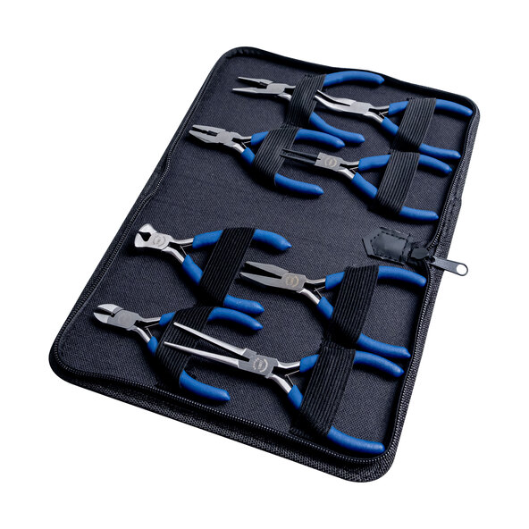 Electronics pliers set, 8-piece.